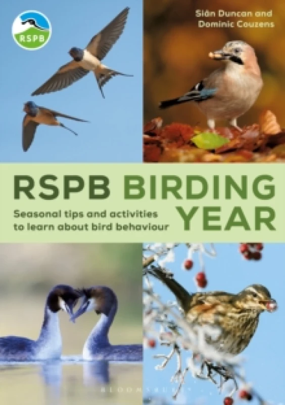 Image of RSPB Birding Year : Seasonal tips and activities to learn about bird behaviour Paperback / softback