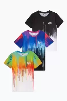 Image of Drips Script 3 Pack T-Shirts