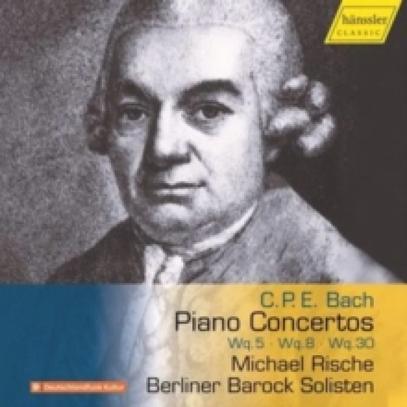 Image of C.P.E. Bach: Piano Concertos, Wq.5/Wq.8/Wq.30 CD / Album