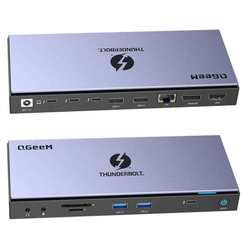 Image of Cablenet Cablenet 40-4250 laptop dock/port replicator Wired Thunderbolt 4 Black, Blue 40-4250