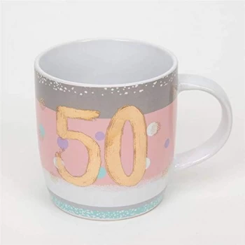 Image of Bellini Stoneware Mug with Rose Gold Foil - 50