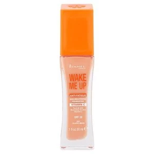 Image of Rimmel Wake Me Up Make Up Foundation Classic Beige 201 Nude