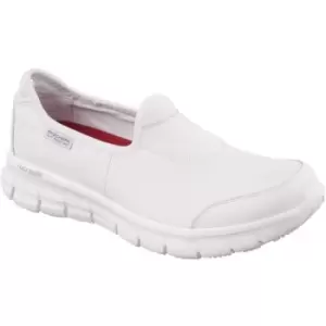 Image of Skechers Womens/Ladies Sure Track Slip Resistant Slip on Work Safety Shoes UK Size 8 (EU 41)