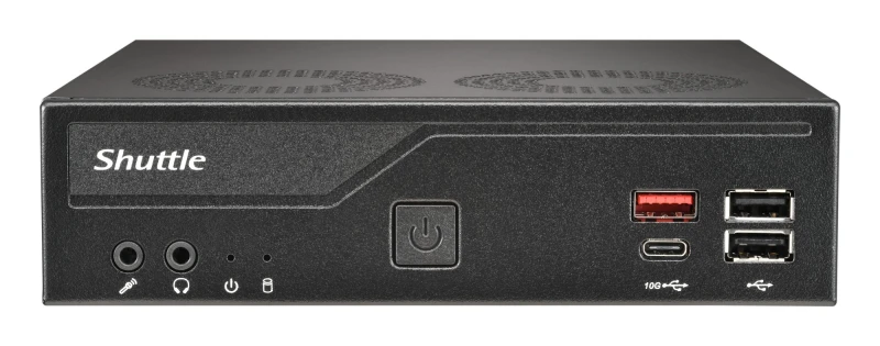 Image of Shuttle Slim PC DH810 . S1851. 1x HDMI (2.1). 1x DP. 1x USB-C (DP). 1x