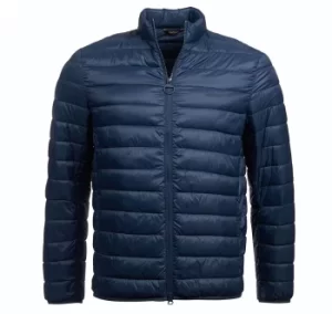 Image of Barbour Mens Penton Quilted Jacket Navy Large