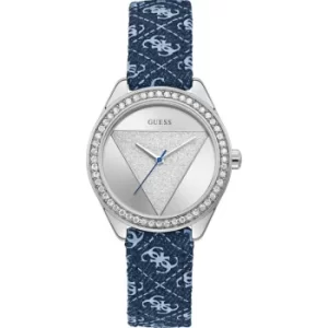Image of Guess Tri Glitz Watch
