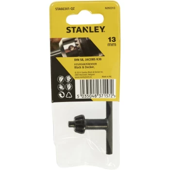 Image of Stanley 13mm Drill Chuck Key - STA66341-QZ