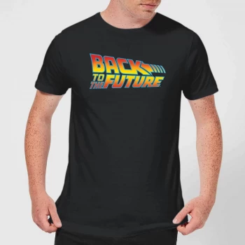 Image of Back To The Future Classic Logo T-Shirt - Black - 5XL