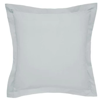 Image of Bedeck of Belfast Fine Linens 300TC Plain Dye Square Pillowcase - SILVER