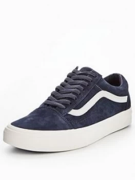 Image of Vans UA Old Skool Pig Suede NavyWhite Size 7 Men