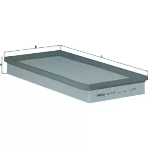 Image of x1 Mahle Air Filter Filter Insert LX577 70364819 Made in AT