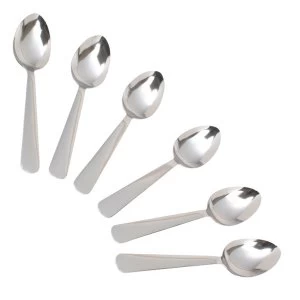 Image of KitchenCraft Stainless Steel Teaspoons, 14cm (Set of 6)