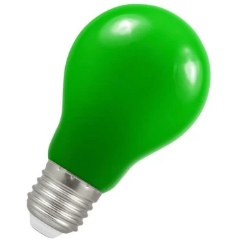 Image of Lamps LED GLS 1.5W ES-E27 IP65 (15W Equivalent) Green 25lm ES Screw E27 Outdoor Festoon Coloured External Light Bulb - Crompton