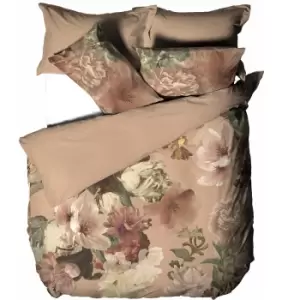 Image of Linen House Flora Duvet Cover Set (Superking) (Multicoloured)