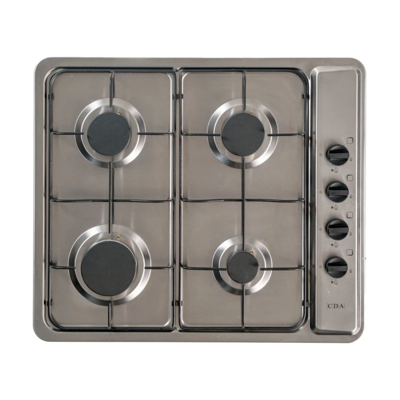 Image of CDA 60cm 4 Burner Gas Hob - Stainless Steel SCG060SS Stainless steel
