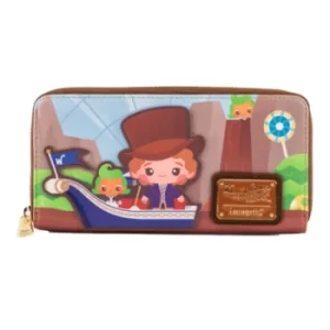 Image of Loungefly WB Charlie And The Chocolate Factory 50th Anniversary Zip Around Wallet