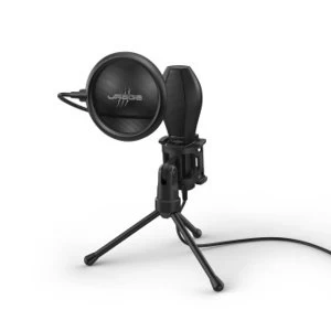 Image of Hama Stream 400 Plus PC microphone Black Stream 400 Plus, PC microphone, -38 dB, 50-16000 Hz, 2200, Omnidirectional, Wired...
