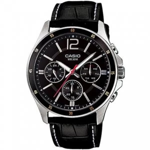 Image of Casio Mens Stainless Steel Watch - MTP-1374L-1