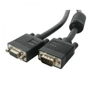 Image of StarTech.com 10ft Coax High Resolution VGA Monitor Extension Cable - HD15 M/F