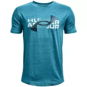 Image of Under Armour Vented Short Sleeve T Shirt Junior Boys - Blue