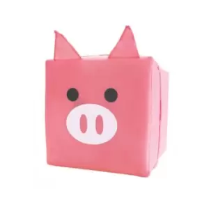 Image of Jocca Childrens Pig Storage Box - Pink