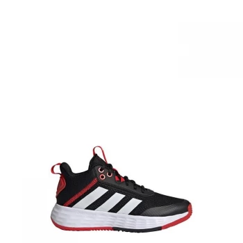 Image of adidas Ownthegame 2.0 Shoes Kids - Core Black / Cloud White / Viv