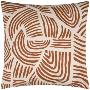 Image of Dunes Outdoor Cushion Brick, Brick / 43 x 43cm / Polyester Filled