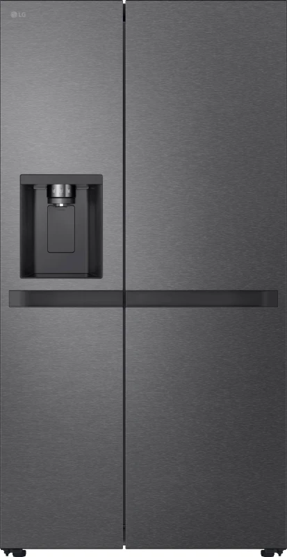 Image of LG NatureFRESH 641 Litre Side-by-Side American Fridge Freezer - Black GSLC41EPPE Black