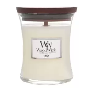 Image of Woodwick Linen Scented Candle 275g