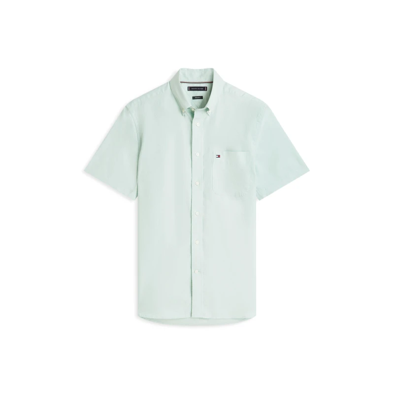 Image of Tommy Hilfiger Tommy SS Oxfrd Shirt Sn62 Crushed Mint male S