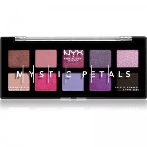 Image of NYX Professional Makeup Mystic Petals Eyeshadow Palette Shade Midnight Orchid 10 x 0,8 g