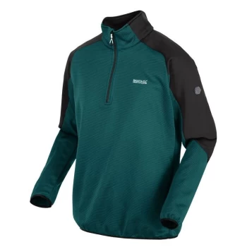Image of Regatta Highton Full Zip Fleece III - PacifcGr/Blk