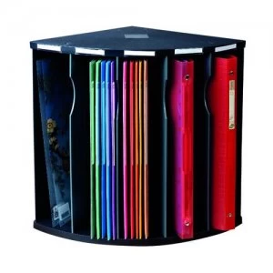 Image of Exacompta Corner Ergonomic Sorter 5 Compartments Black 393714D