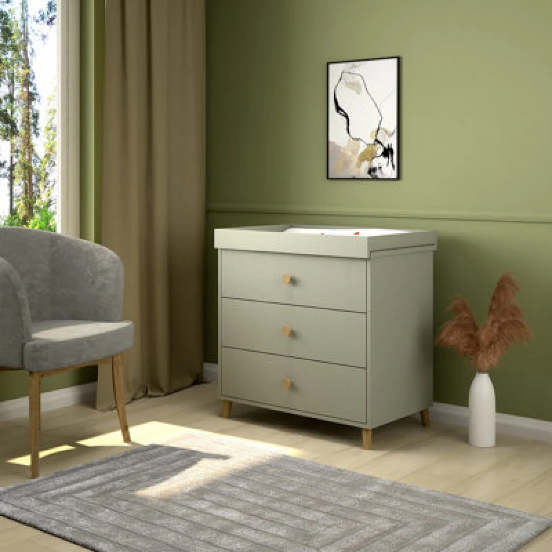 Image of Shefa Line Shefa 890 Kids Changing Dresser Grey (2 Boxes)