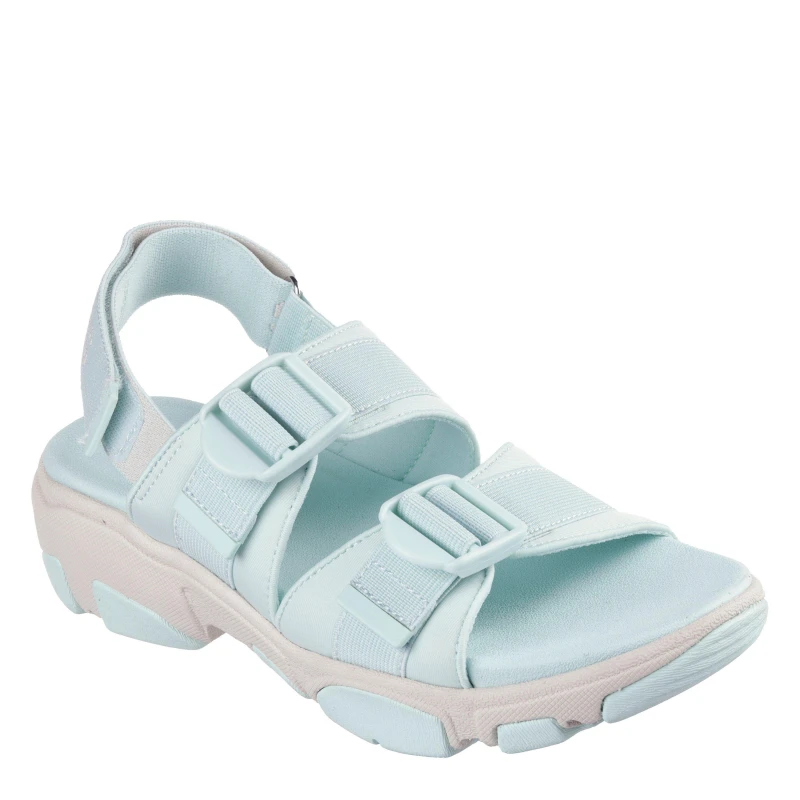 Image of Skechers Womens Flat Sandals Mint female 2 (35)