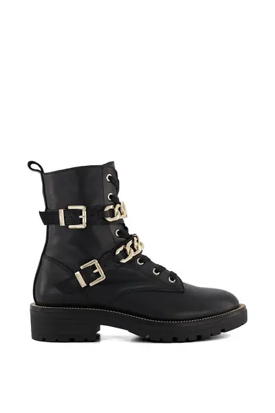Image of Dune London 'Plazas' Lace Up Boots Black