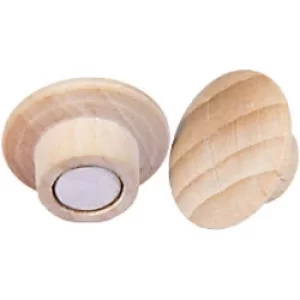Image of Legamaster 7-181725 Wooden magnets Beech 25mm Pack of 5
