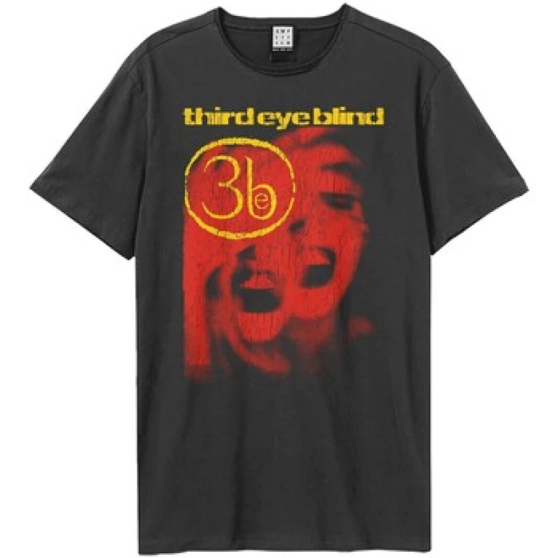 Image of Amplified Amplified Men Self Titled 97 Third Eye Blind T-Shirt in Charcoal Size: X-Small Charcoal XS Male 5063574781541