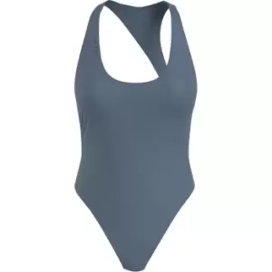 Image of Calvin Klein Scoop Back One Piece-Rp - Blue