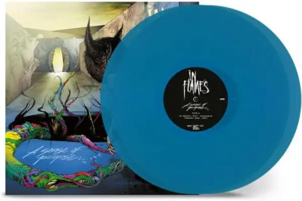 Image of In Flames A Sense Of Purpose - Ocean Blue Transparent - Sealed 2023 UK 2-LP vinyl set NBR54507