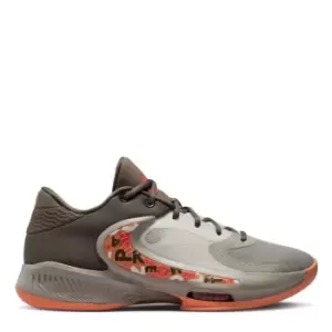 Image of Nike Zoom Freak 4, Ironstone/Orange Trance-Cobblestone-Sail, size: 8, Male, Basketball Performance Low, DJ6149-003