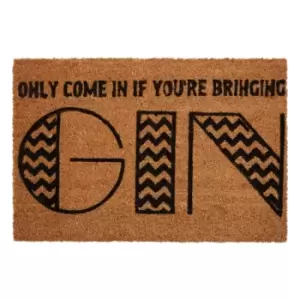 Image of Premier Housewares Natrual Coir Doormat - Gin