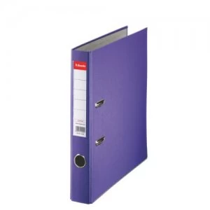 Image of Esselte Essentials Lever Arch File A4 PP 50mm Violet PK25