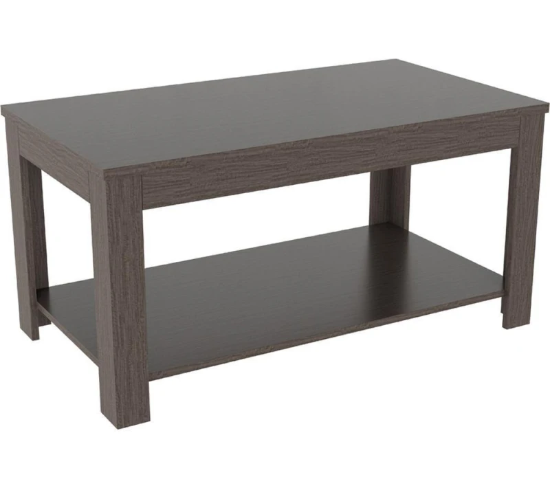 Image of AVF Calibre CAT90GRE Coffee Table - Wood Veneer & Grey 5014117978102