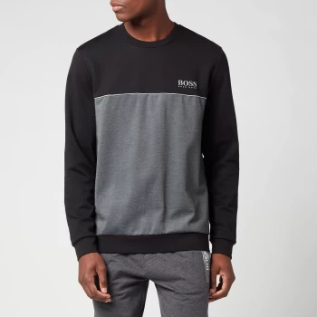 Image of BOSS Bodywear Mens Tracksuit Sweatshirt - Black - XXL