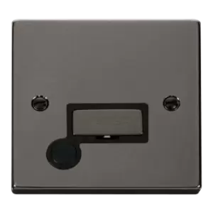 Image of Click Scolmore Deco Ingot Flex Outlet Fused Spur Unit - VPBN550BK
