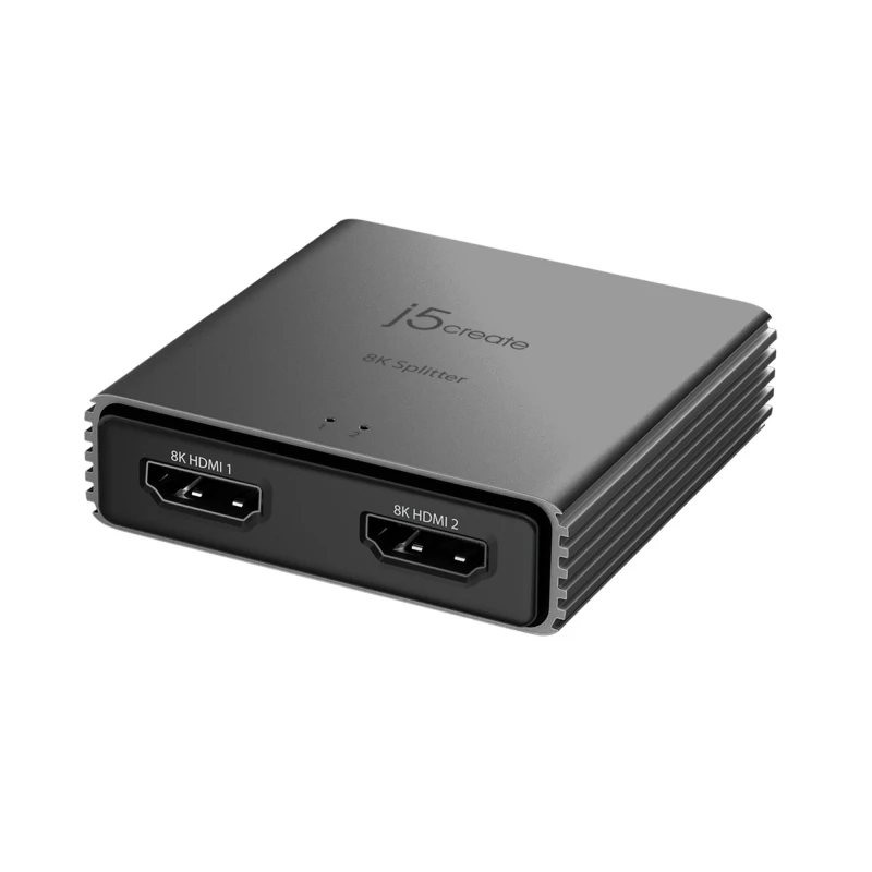 Image of j5 create j5create JDSH812 8K HDMI 2.1 2-Way Splitter JDSH812-N