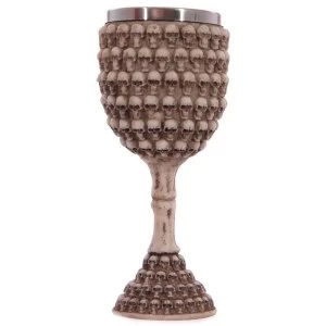 Image of Decorative Gothic Multi Skulls Goblet