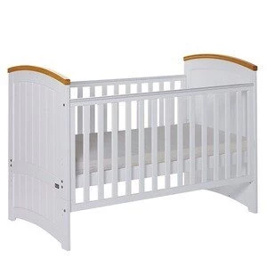 Image of Tutti Bambini Barcelona Cot Bed - Beech/White