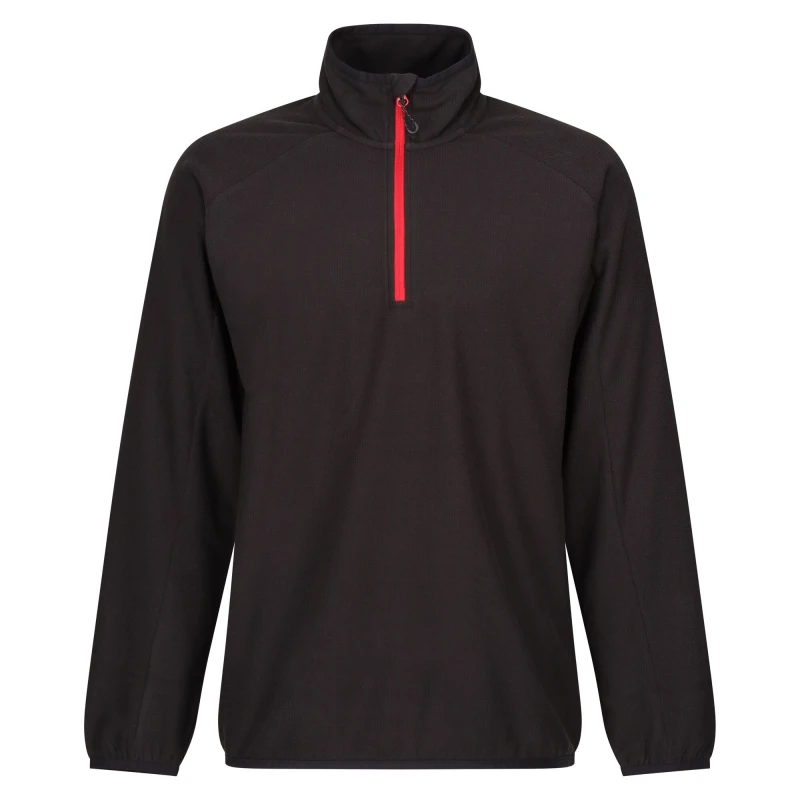 Image of Regatta Professional Mens Half Zip Fleece Top in Light Red Size: 3XL Light Red Male 3XL